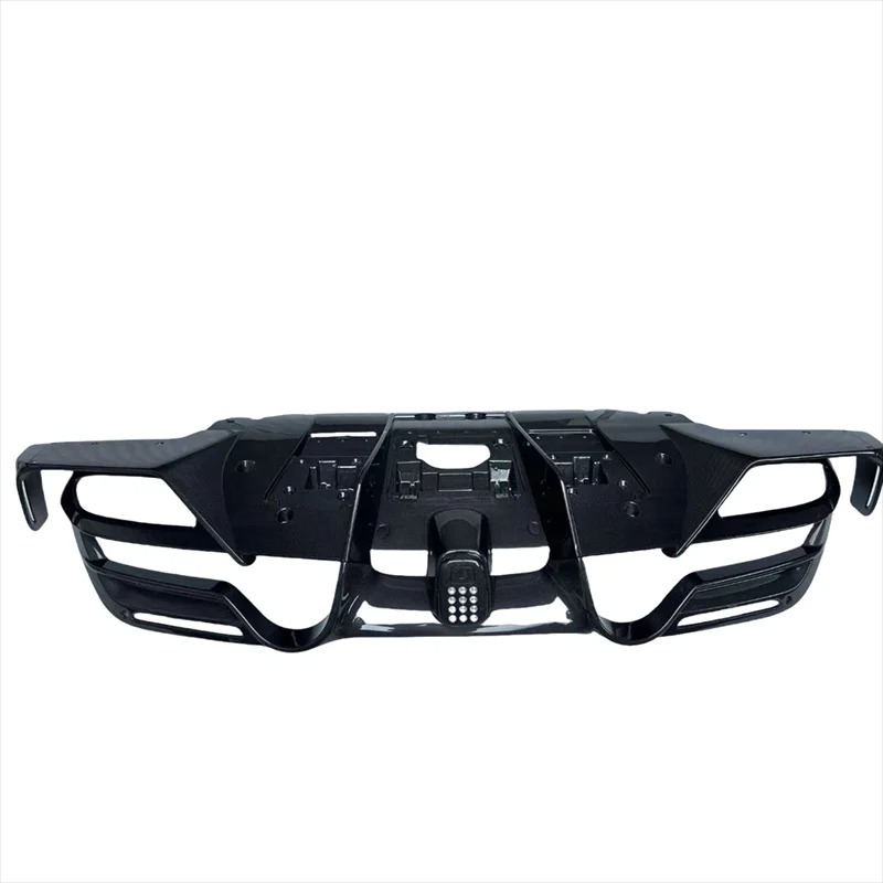 Dry Carbon Fiber Front Lip Side Skirt Rear Wing Canards for  F8